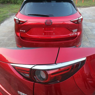 適用于馬自達17-22款CX-5改裝后尾燈電鍍裝飾亮條 KF系專用尾燈框