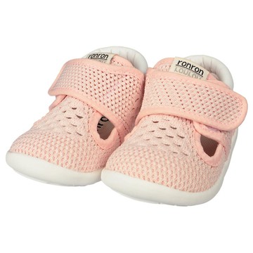 akachan honpo - 編織網眼鞋-粉紅色