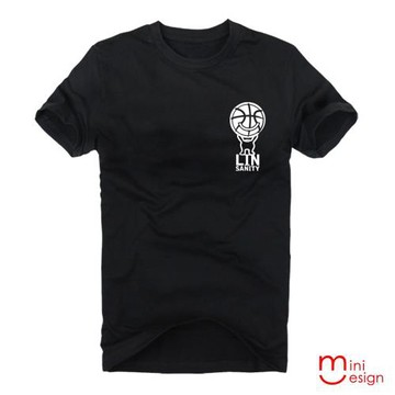 Minidesign-MINILIN籃球公仔潮流設計短T 五色