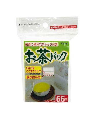 asdfkitty*日本製 Kyowa協和紙工 茶包袋-66入-正版商品
