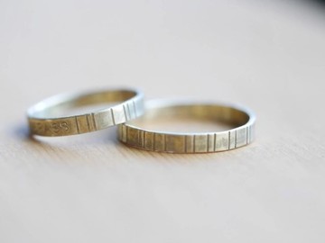 BRASS stripe 戒指 訂製生產