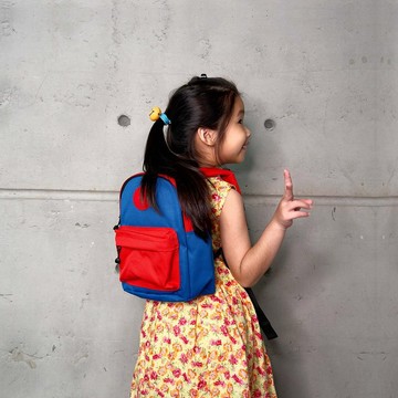 調色盤系列│休閒包 後背包│幼童專用款│暗藍/暗紅