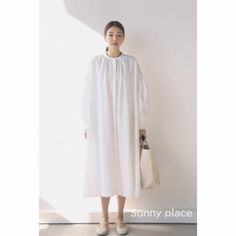 ワンピース レディース ロングワンピース マキシ シャツワンピース ロングシャツ 羽織 長袖 ドロップショルダー ぽわん袖 フレア 体型カ 通販 Lineポイント最大1 0 Get Lineショッピング