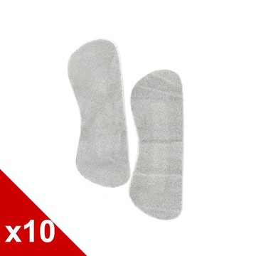 ○糊塗鞋匠○ 優質鞋材 F03 磨砂皮胖胖貼/後跟貼 (10雙/組)