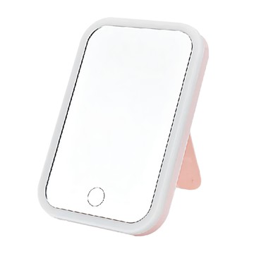 小麥購物 LED化妝鏡 C163 17 x 13 x 2cm 2個  粉色單光  1組