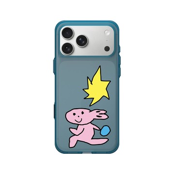 iPhone 17 Pro Max Clear (相機按鈕) 夜幕藍 - Noiinoii - 保齡球兔