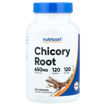 Nutricost, 菊苣根，650 毫克，120 粒膠囊