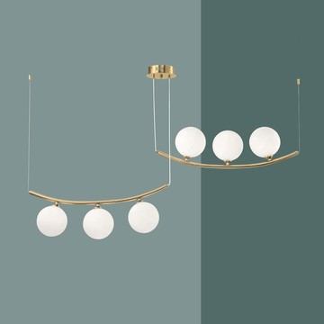 白玉玻璃造型吊燈 F37-21-91112