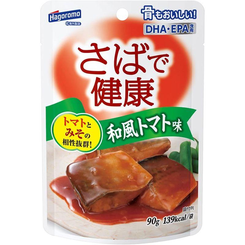 はごろも さばで健康 和風トマト味 (パウチ) 90g (1417)×12個