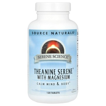 Source Naturals, Serene Science®，Theanine Serene®，含鎂，120 片