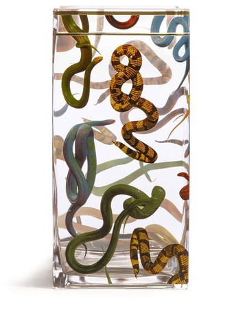 Seletti - Snakes large glass vase - unisex - glass - One Size - Neutrals