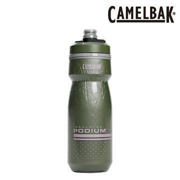 CAMELBAK PODIUM CHILL保冷噴射水瓶 CB1874306062｜620ml 深蕨綠