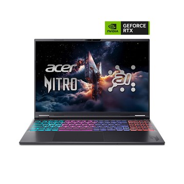 【M365組】ACER Nitro 16吋電競筆電 黑(R9-365/16G/512G/RTX5060-8G/W11/AN16S-61-R9JT)