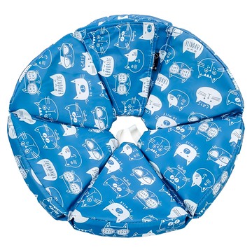 Mon bebe 夢貝貝 輕量防水海綿頭套 (S 脖圍19-23公分 半徑13公分 70克)  深藍色  1個