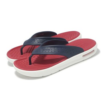 Crocs 拖鞋 Inmotion Flip 男鞋 藍 紅 舒樂人字拖 夾腳拖 恢復拖鞋 卡駱馳 211101410