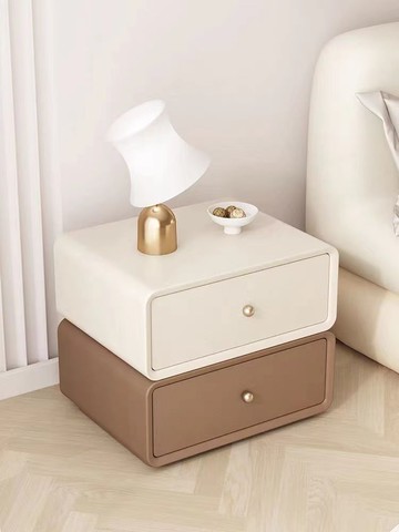 限時下殺 免運/可開票 榻榻米矮床頭柜簡約現代創意實木床邊柜臥室新款單層抽屜小收納柜