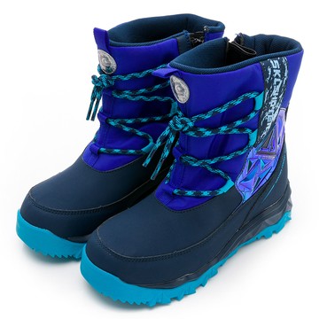 炫技者冰牙系列防水保暖靴-藍