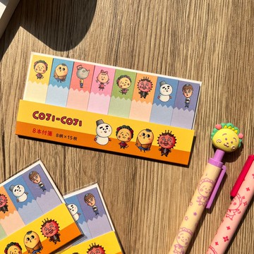 可吉可吉和朋友們便條共 8 款