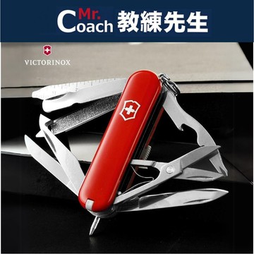 【教練先生】VICTORINOX瑞士維氏 瑞士刀 18用 Mini Champ  露營 小刀 多功能工具 0.6385