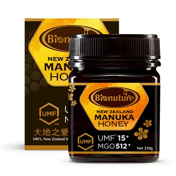 【Bionuture 大地之愛】麥蘆卡蜂蜜 UMF15+ (250g) 100%紐西蘭麥蘆卡蜂蜜
