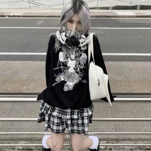 天使と悪魔 Tシャツ 半袖 コミック イラスト アニメ 漫画 少女 プリント ストリート系 サブカル系 パンク系 バンギャ 10代 代 通販 Lineポイント最大1 0 Get Lineショッピング