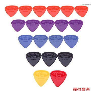 Winn Alice AP-G 20 件 0.71 毫米投影尼龍吉他撥片撥片