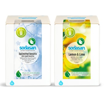 德國 Sodasan 舒德森 濃縮洗碗精 5公升 補充包 檸檬/溫和 1入 附發票 現貨 ｜滿額領券最高現折$200⚡保養 美妝 品牌香氛 【心心哈德】