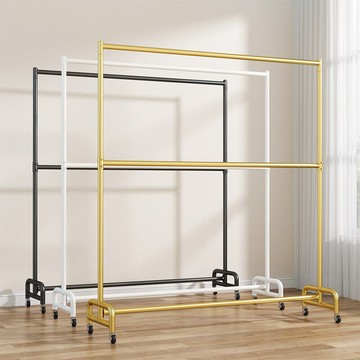 【含稅/免運】 晾衣架落地折疊臥室內家用曬衣架陽臺掛衣架子簡易單桿式涼衣架