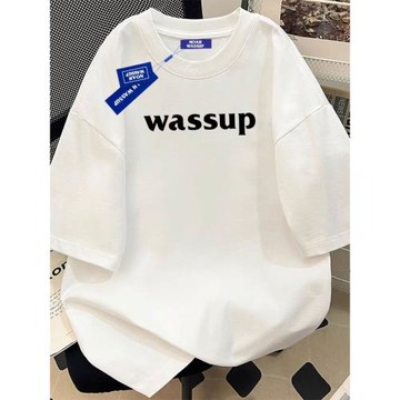 NOAH WASSUP短袖T恤男2025新款夏季純棉寬松黑色潮牌重磅美式復古