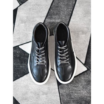 /解放雙腳/英倫復古手工真皮運動休閑皮鞋時尚潮流水洗馬皮板鞋男