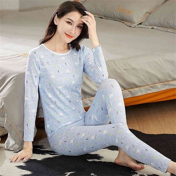 [韓國K.W.]現貨韓國製玩酷俏皮德絨保暖套裝(休閒/保暖套裝/升溫套裝)