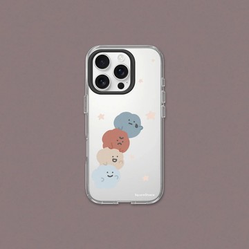 Clear透明防摔手機殼∣方坊系列/摘星星 for iPhone