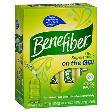 Benefiber Fiber Supplement On the Go! Stick Packs 28 Each by Benefiber