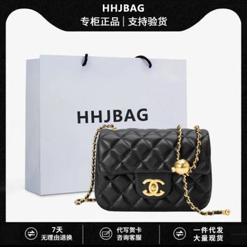 一件代發小香風2025新款潮高級質感小眾時尚菱格鏈條單肩斜挎包包