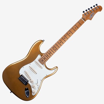 JET JS 300 GD 電吉他 Stratocaster SSS 加拿大烤楓琴頸指板 金色【黃石樂器】