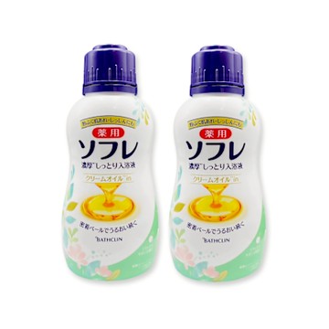 (2瓶任選超值組)日本BATHCLIN巴斯克林-舒芙蕾濃厚白濁湯潤膚泡澡液入浴劑480ml/瓶(滋潤乾肌乳霜香氛沐浴油,草本萃取身體洗沐精華液,芳療SPA保養入浴液)