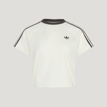 Adidas 愛迪達 Cali Tee Ss W KY8479 女 T恤 運動上衣 休閒短袖 白 亞版 短版