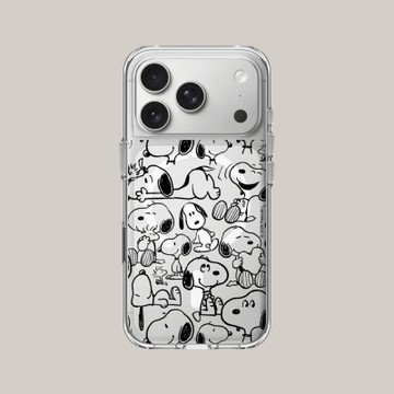 犀牛盾 iPhone 全系列 Clear MagSafe兼容 抗黃化透明防摔磁吸手機殼/Snoopy史努比-找我嗎？