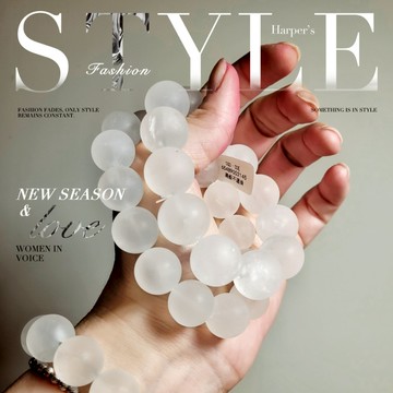 ⭕啞光奶白晶⭕冰霜感 奶白晶 水晶手串 果凍感  純天然無優化 能量水晶 水晶手練 五行水晶 脈輪水晶 水晶手珠 白水晶