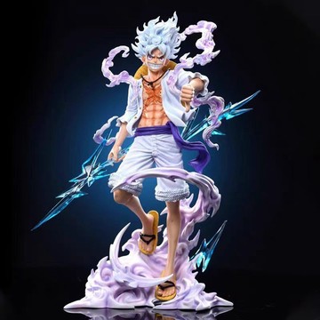 手辦✨ 手辦擺件 全款特價 海賊王GK太陽神尼卡尼卡路五檔動漫路飛手辦模型雕像