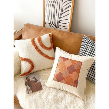 M.life 北歐ins簡約幾何方形抱枕抱枕套含芯沙發靠墊套午睡靠枕