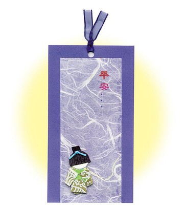 和紙人形 小巧娃娃 書籤 書卡DIY材料包A-3 006(2組入)