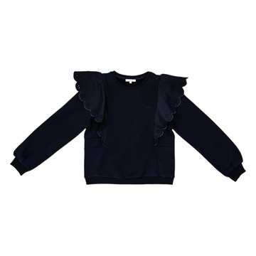 Chloé Kids 荷葉邊造型上衣