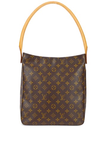 Louis Vuitton - 2002 pre-owned Looping GM shoulder bag - women - PVC - One Size - Brown