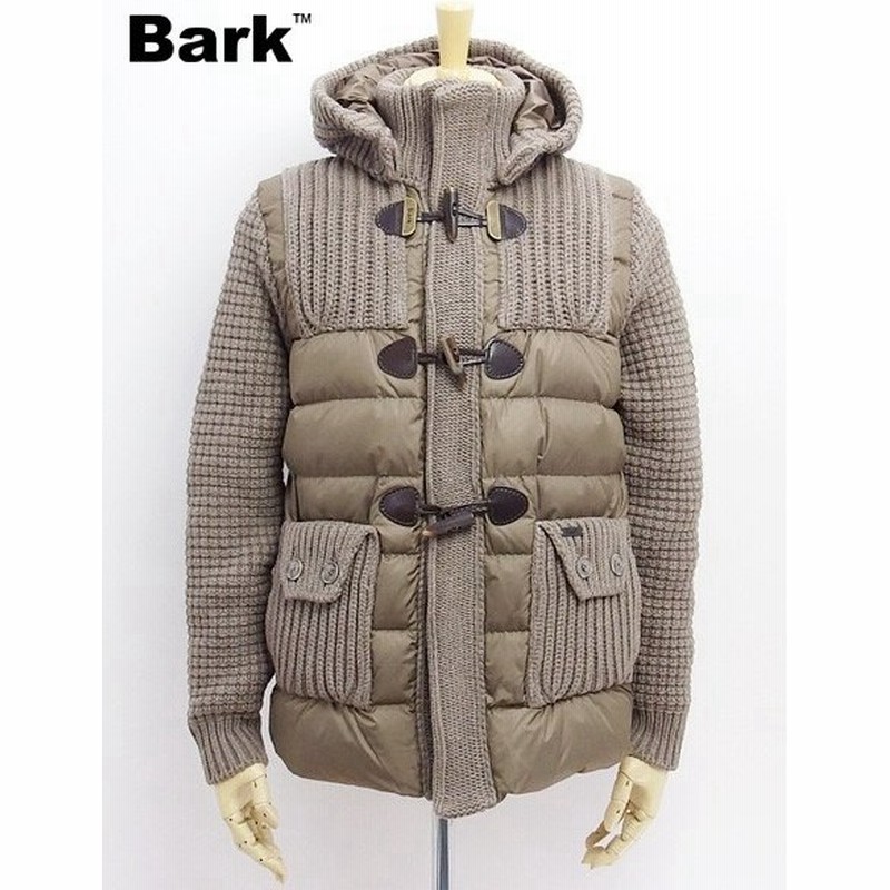 バーク Bark メンズ ニット ダウン ダッフル コート トープ 62b8011 269 Taupe 通販 Lineポイント最大0 5 Get Lineショッピング