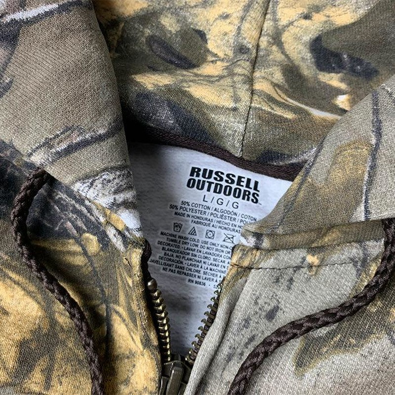 RUSSELL OUTDOOR ラッセル アウトドア REAL TREE FULL ZIP
