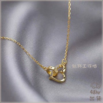 項鍊女 台灣快速出貨 抗過敏韓國鈦鋼項鍊 愛心項鏈 女生項鍊 鎖骨練 情人禮物 金項鍊 項鏈 醫療鋼項鍊