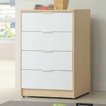 文創集  普伊斯2.7尺四抽斗櫃(二色可選)-81x48x114cm免組