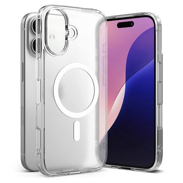 Rearth Apple iPhone 16 系列 (Ringke Magnetic) 磁吸式保護殼16 霧透