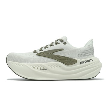 Brooks 慢跑鞋 Glycerin Max 男鞋 白 綠 甘油極致系列 厚底 氮氣中底 緩衝 運動 1104471D158